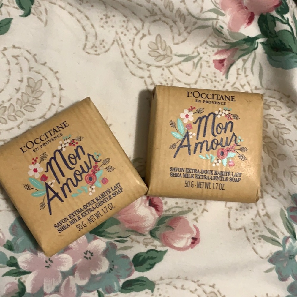 Set of two beautiful smelling soap